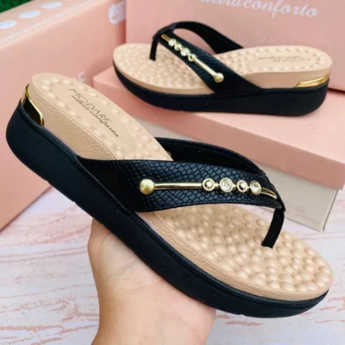 Compre 1 leve 2 - Sandália Modare UltraConfort - Ortopédica - [OFERTA RELÂMPAGO]